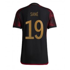 Tyskland Leroy Sane #19 Bortatröja VM 2022 Korta ärmar